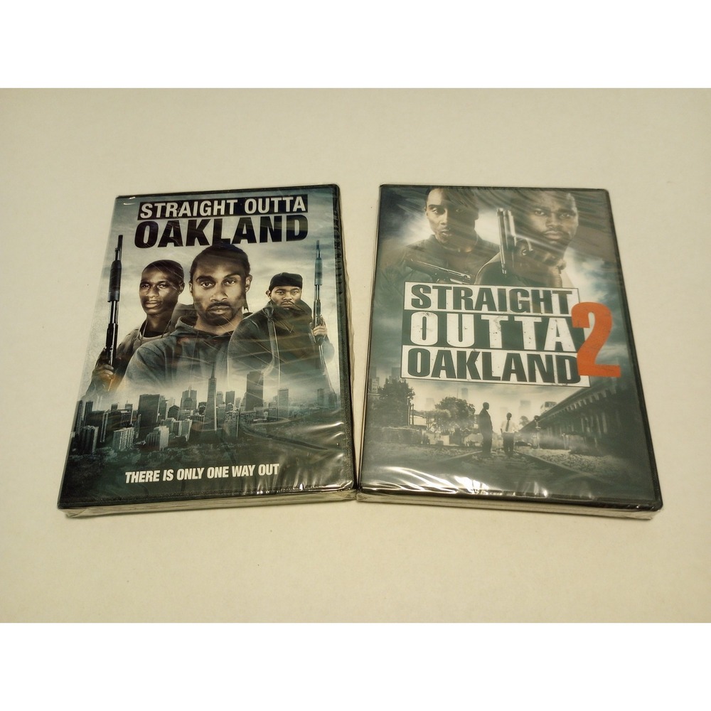 Straight Out Of Oakland/‎ Straight Out Of Oakland 2 New Sealed DVDs Movie Set